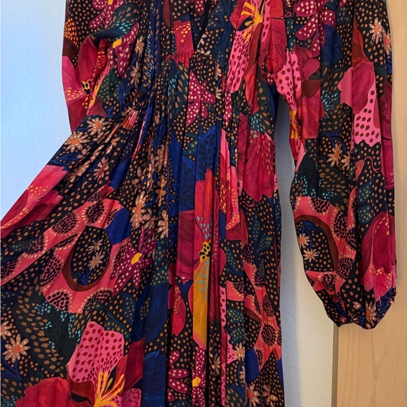 FARM Rio Multicolor Long Sleeve Maxi Dress - Picture 6 of 6